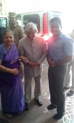 Dr Kalam and Mrs Jayalakshmi Seshan